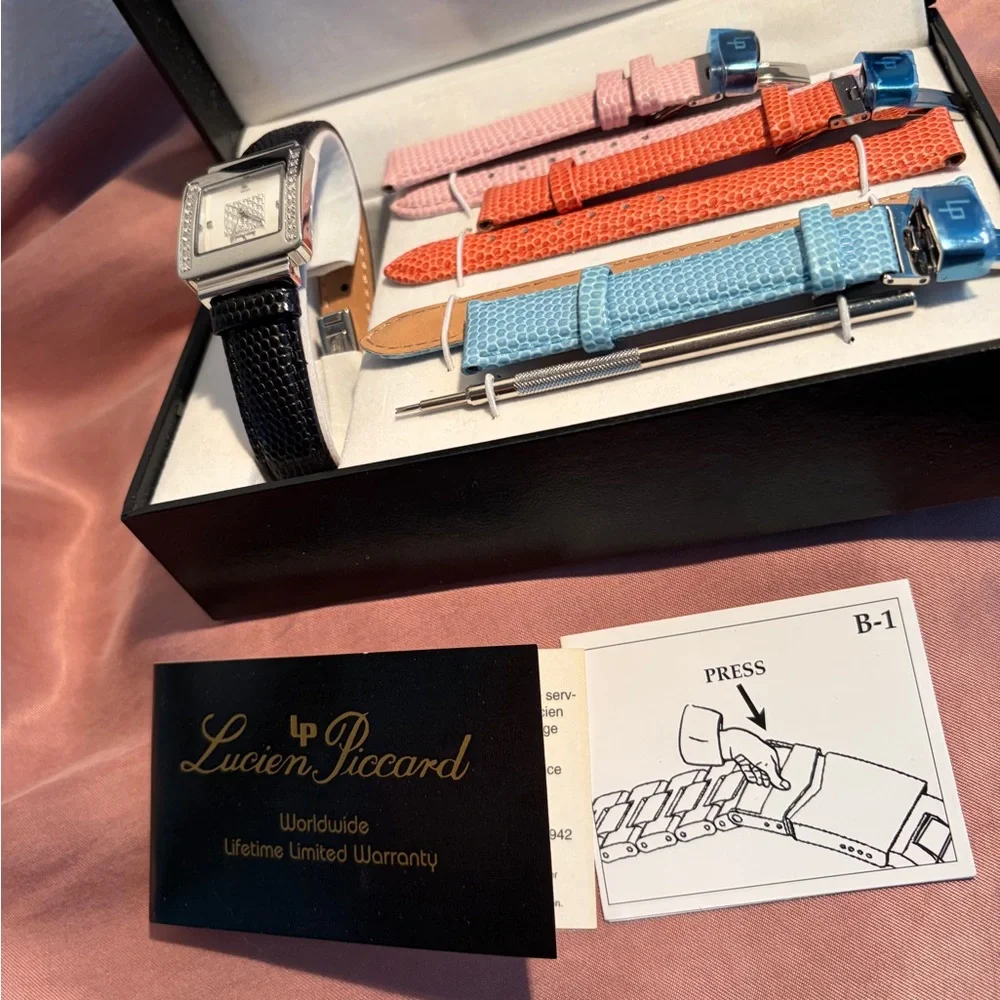 Lucien Piccard Women’s Watch Strap with Diamonds